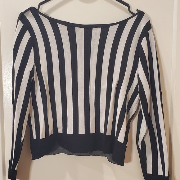 Eva Mendes Medium Marcy Stripe Sweater - Picture 1 of 4